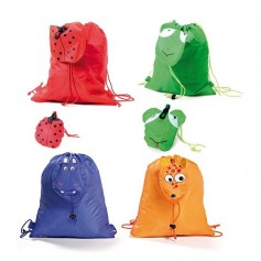 Mochila Plegable Animales para regalo de bautizo y comuniones