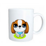 Taza perrito negro