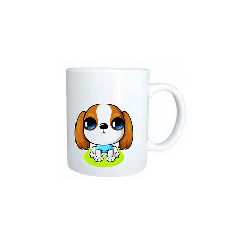 Taza perrito negro