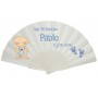Abanico de Bautizo personalizado con dibujo y texto