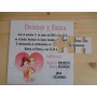 Invitacion de Boda con dibujo en puzzle