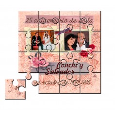 Puzzle 25 aniversario de boda