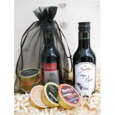 Pack Gourmet vino Tinto Pata Negra con 3 Pates