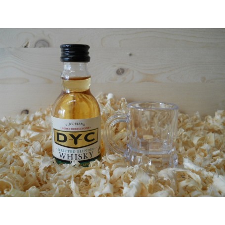 Botellin miniaturas Whisky DYC