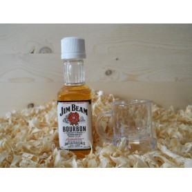 Botelin miniatura Whisky Jim Beam