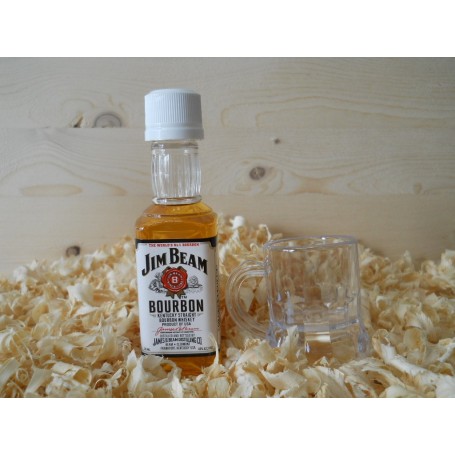 Botelin miniatura Whisky Jim Beam