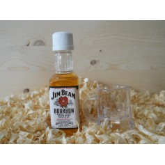 Botelin miniatura Whisky Jim Beam