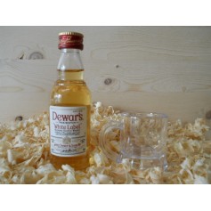 Botellin miniatura Whisky Dewar´s Whitel Label