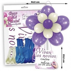 Globos flor para bodas