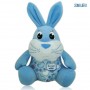 Peluche conejito sonajero azul enlatado