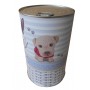 Perro peluche Beagle de 22 cm en lata con abre fácil