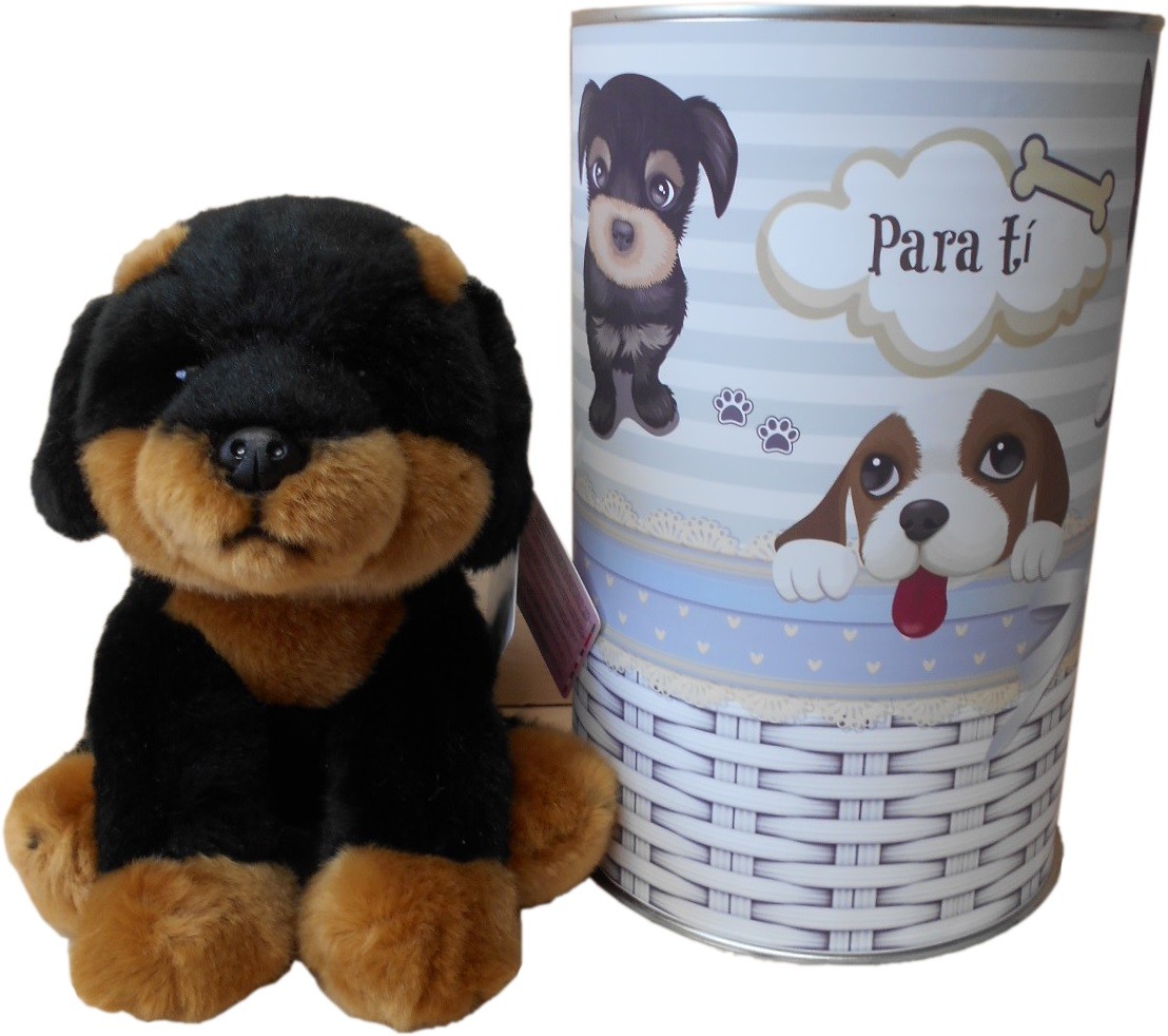 peluche de rottweiler