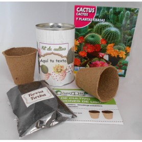 Kit de cultivo Cactus para detalles originales