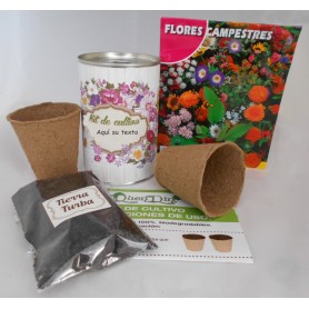 Kit de cultivo Flores Campestres para tus detalles de invitados