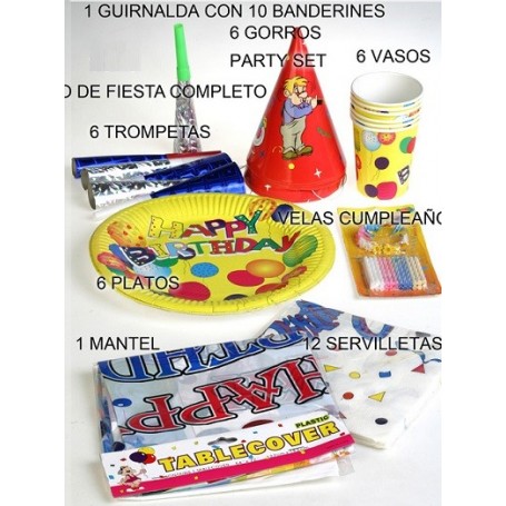 Set de fiesta completo