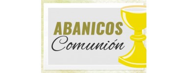 Abanicos personalizados comunión