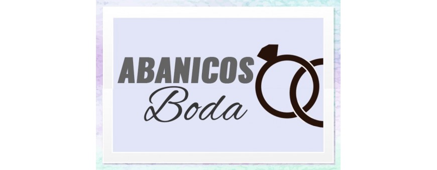 Abanicos personalizados Boda