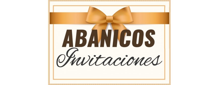 Abanicos Invitación Boda