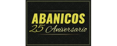 Abanicos personalizados 25 aniversario